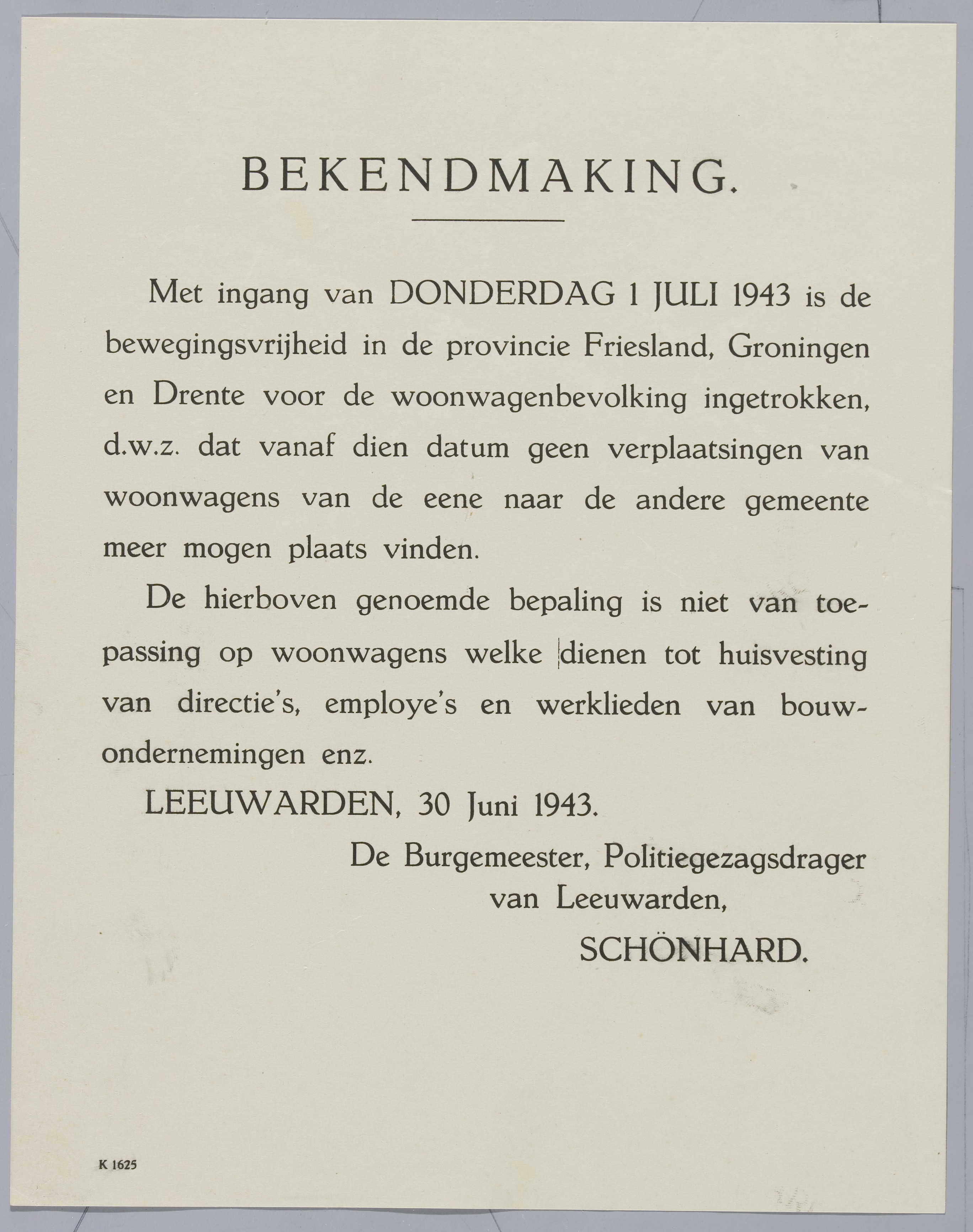 bekendmaking